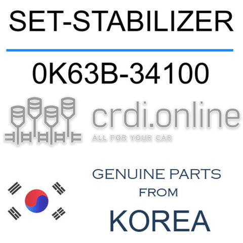 SET-STABILIZER [ORIGINAL] 0K63B-34100 0K63B34100 0K63B 34100