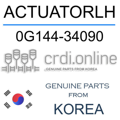 ACTUATORLH [ORIGINAL] 0G144-34090 0G14434090 0G144 34090