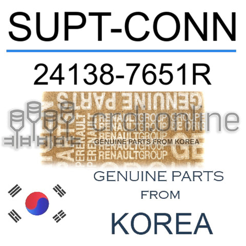 SUPT-CONN [ORIGINAL] 24138-7651R 241387651R 24138 7651R