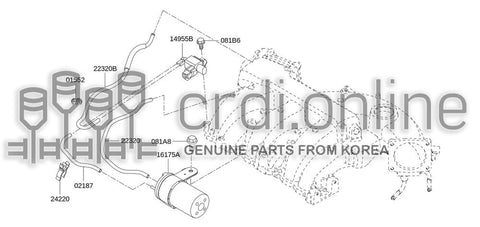 HOSE ASSY-VAC 22320-8J101 223208J101 22320 8J101