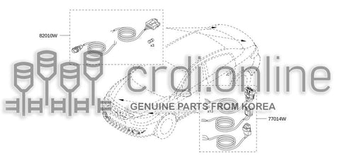 HARNESS REPAIR KIT-REAR 82010-70518 8201070518 82010 70518