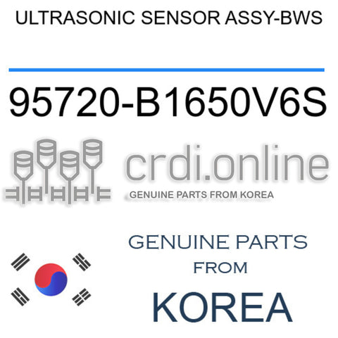 ULTRASONIC SENSOR ASSY-BWS [ORIGINAL] 95720-B1650V6S 95720B1650V6S 95720 B1650V6S