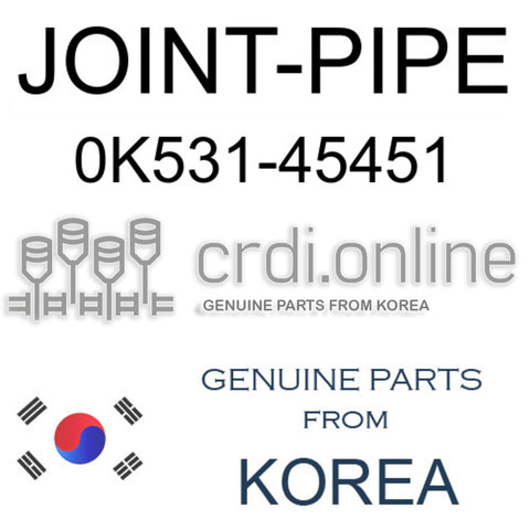 JOINT-PIPE [ORIGINAL] 0K531-45451 0K53145451 0K531 45451