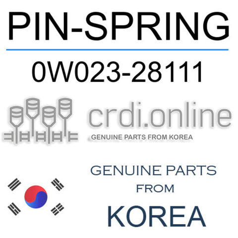 PIN-SPRING 0W023-28111 0W02328111 0W023 28111
