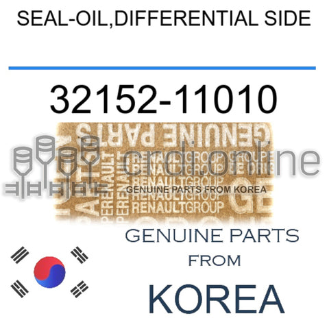SEAL-OIL,DIFFERENTIAL SIDE [ORIGINAL] 32152-11010 3215211010 32152 11010
