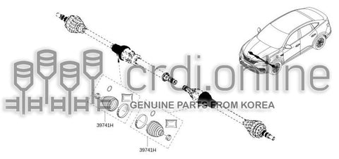 REPAIR KIT-DUST BOOTINNER 39741-5331R 397415331R 39741 5331R