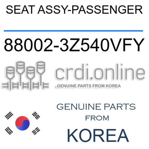 SEAT ASSY-PASSENGER [ORIGINAL] 88002-3Z540VFY 880023Z540VFY 88002 3Z540VFY