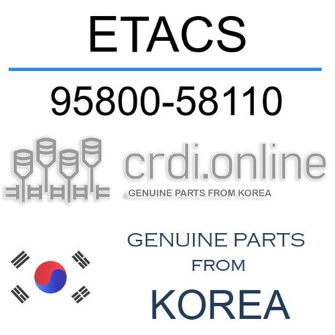 ETACS [ORIGINAL] 95800-58110 9580058110 95800 58110