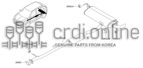 MOUNTING-EXHAUSTRUBBER 20651-EN300 20651EN300 20651 EN300