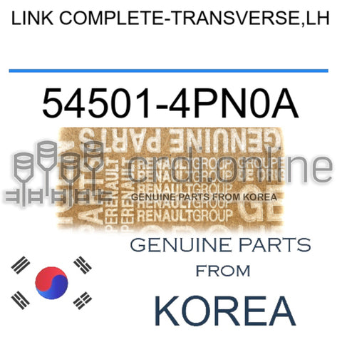 LINK COMPLETE-TRANSVERSE,LH [ORIGINAL] 54501-4PN0A 545014PN0A 54501 4PN0A