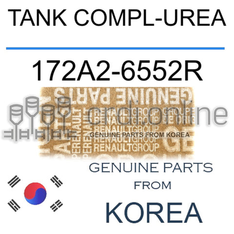 TANK COMPL-UREA [ORIGINAL] 172A2-6552R 172A26552R 172A2 6552R