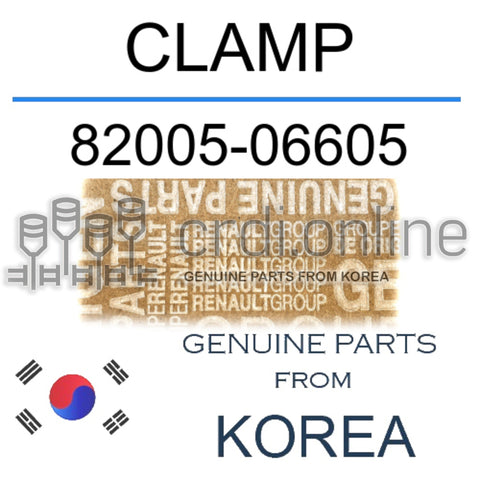 CLAMP [ORIGINAL] 82005-06605 8200506605 82005 06605