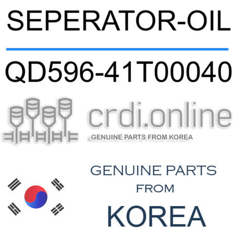 SEPERATOR-OIL [ORIGINAL] QD596-41T00040 QD59641T00040 QD596 41T00040
