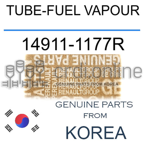 TUBE-FUEL VAPOUR [ORIGINAL] 14911-1177R 149111177R 14911 1177R