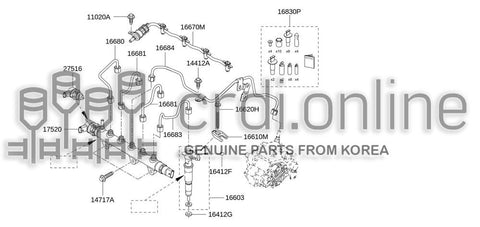 TUBE-FUEL 82008-94668 8200894668 82008 94668