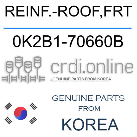 REINF.-ROOF,FRT 0K2B1-70660B 0K2B170660B 0K2B1 70660B