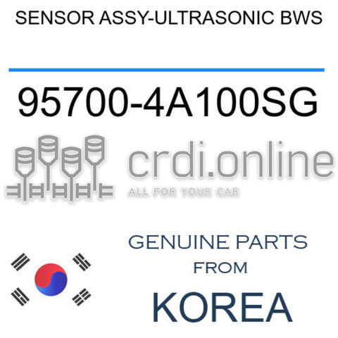 SENSOR ASSY-ULTRASONIC BWS [ORIGINAL] 95700-4A100SG 957004A100SG 95700 4A100SG