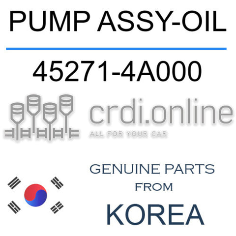 PUMP ASSY-OIL 45271-4A000 452714A000 45271 4A000