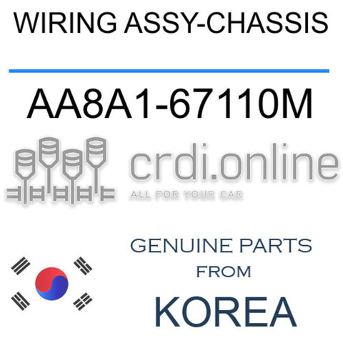 WIRING ASSY-CHASSIS AA8A1-67110M AA8A167110M AA8A1 67110M