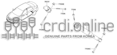 ABSORBER ASSY-SHOCKREAR 56210-5936R 562105936R 56210 5936R