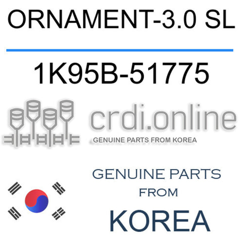 ORNAMENT-3.0 SL [ORIGINAL] 1K95B-51775 1K95B51775 1K95B 51775