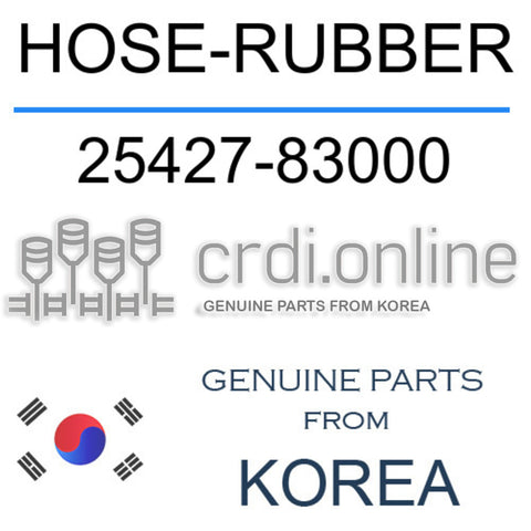 HOSE-RUBBER 25427-83000 2542783000 25427 83000