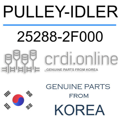 PULLEY-IDLER 25288-2F000 252882F000 25288 2F000