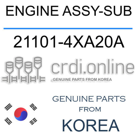 ENGINE ASSY-SUB [ORIGINAL] 21101-4XA20A 211014XA20A 21101 4XA20A