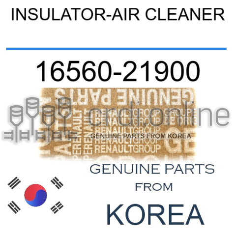 INSULATOR-AIR CLEANER [ORIGINAL] 16560-21900 1656021900 16560 21900