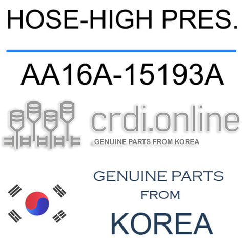 HOSE-HIGH PRES. AA16A-15193A AA16A15193A AA16A 15193A