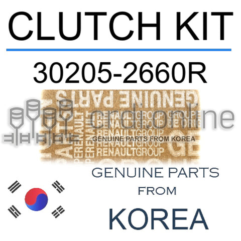 CLUTCH KIT [ORIGINAL] 30205-2660R 302052660R 30205 2660R