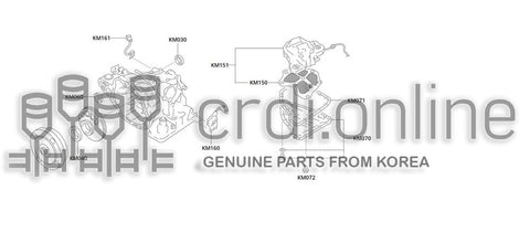 SEAL-OIL PUMP KM040-51000 KM04051000 KM040 51000