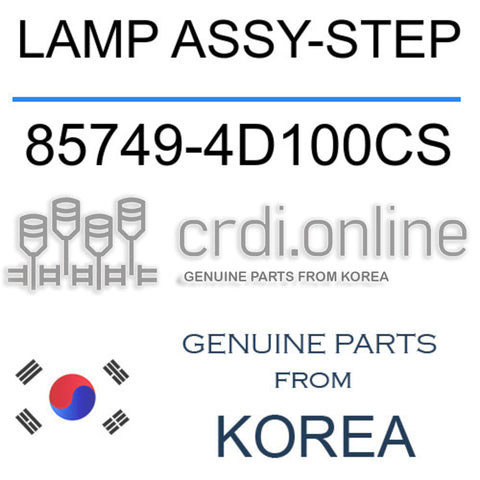 [ORIGINAL] LAMP ASSY-STEP 85749-4D100CS 857494D100CS 85749 4D100CS