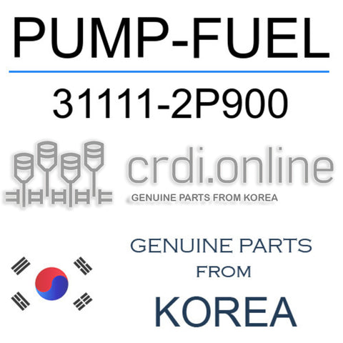 PUMP-FUEL [ORIGINAL] 31111-2P900 311112P900 31111 2P900