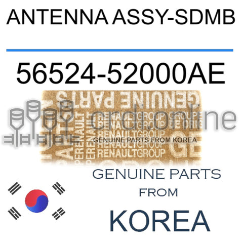 ANTENNA ASSY-SDMB [ORIGINAL] 56524-52000AE 5652452000AE 56524 52000AE