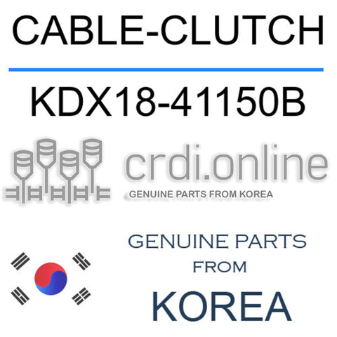 CABLE-CLUTCH [ORIGINAL] KDX18-41150B KDX1841150B KDX18 41150B