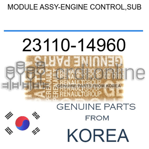 MODULE ASSY-ENGINE CONTROL,SUB [ORIGINAL] 23110-14960 2311014960 23110 14960
