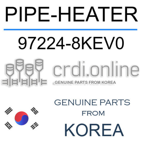 PIPE-HEATER [ORIGINAL] 97224-8KEV0 972248KEV0 97224 8KEV0