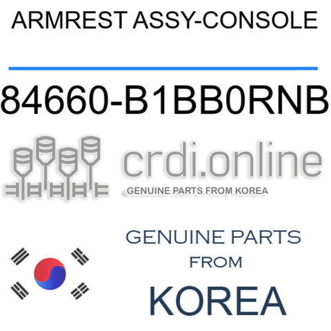 ARMREST ASSY-CONSOLE 84660-B1BB0RNB 84660B1BB0RNB 84660 B1BB0RNB