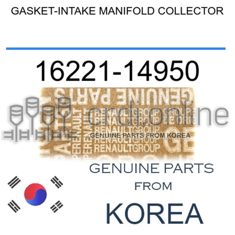 GASKET-INTAKE MANIFOLD COLLECTOR [ORIGINAL] 16221-14950 1622114950 16221 14950