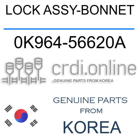 LOCK ASSY-BONNET 0K964-56620A 0K96456620A 0K964 56620A
