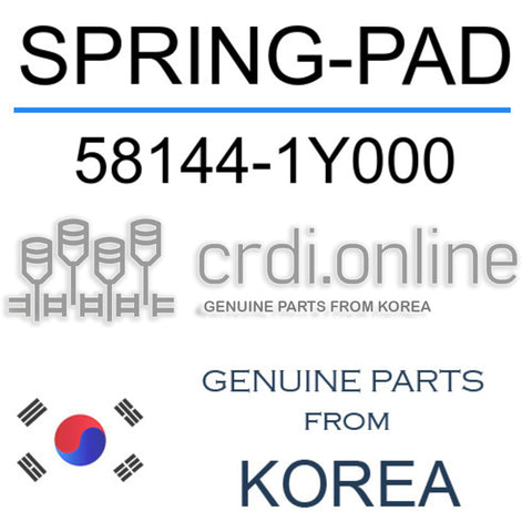 SPRING-PAD 58144-1Y000 581441Y000 58144 1Y000