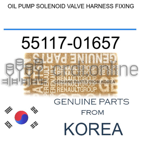 OIL PUMP SOLENOID VALVE HARNESS FIXING [ORIGINAL] 55117-01657 5511701657 55117 01657