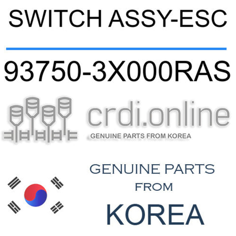 SWITCH ASSY-ESC [ORIGINAL] 93750-3X000RAS 937503X000RAS 93750 3X000RAS