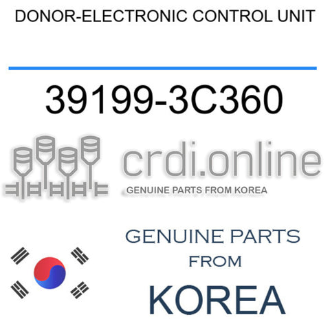 DONOR-ELECTRONIC CONTROL UNIT [ORIGINAL] 39199-3C360 391993C360 39199 3C360