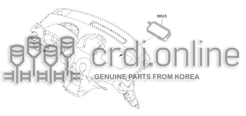 MODULE ASSY-AIR BAGASSISTANT 98525-6358R 985256358R 98525 6358R