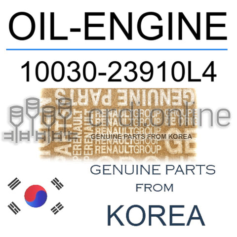 OIL-ENGINE [ORIGINAL] 10030-23910L4 1003023910L4 10030 23910L4