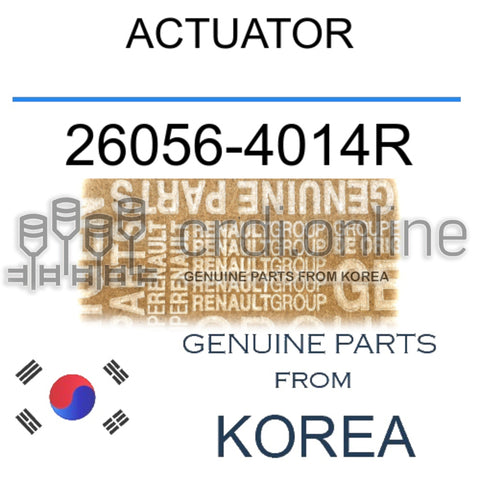 ACTUATOR [ORIGINAL] 26056-4014R 260564014R 26056 4014R