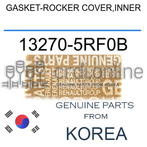 GASKET-ROCKER COVER,INNER [ORIGINAL] 13270-5RF0B 132705RF0B 13270 5RF0B