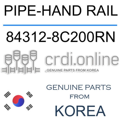 PIPE-HAND RAIL [ORIGINAL] 84312-8C200RN 843128C200RN 84312 8C200RN